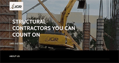 Desktop Screenshot of jgrconstruction.com