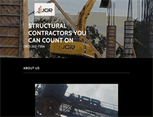 Tablet Screenshot of jgrconstruction.com